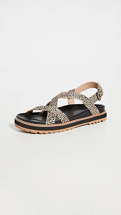 Madewell Piper Lugsole Sandals In Dried Flax Multi