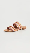 Madewell The Meg Slide Sandals In Nouveau Pink Multi