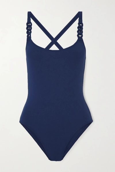 Eres Gourmette Chainette Swimsuit In Blue | ModeSens