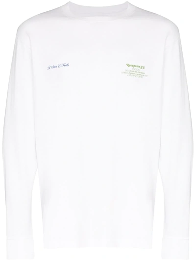 Reception 'chez Za Nantes Maries De La Mer' Sweatshirt In White