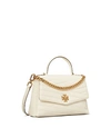 Tory Burch Kira Chevron Top-handle Satchel In White