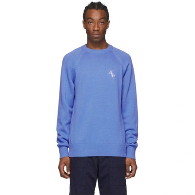 Aimé Leon Dore Aime Leon Dore Blue Classic Raglan Sweater In Amp Blue