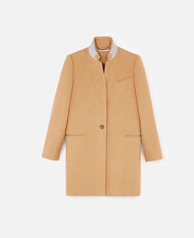 Stella Mccartney Camel Bronwyn Tailored Coat