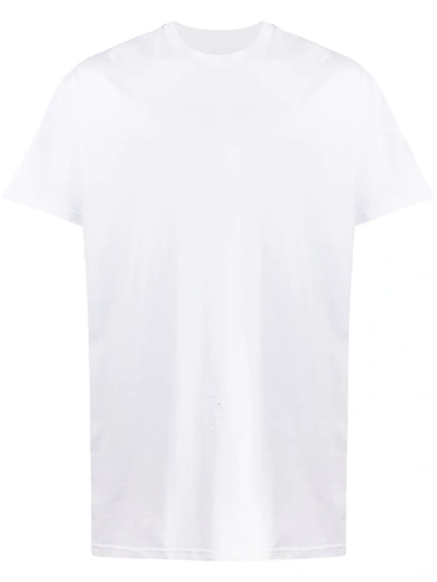 B-used Zombie Face Print T-shirt In White