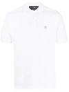 Hydrogen Logo-print Short-sleeved Polo Shirt In White