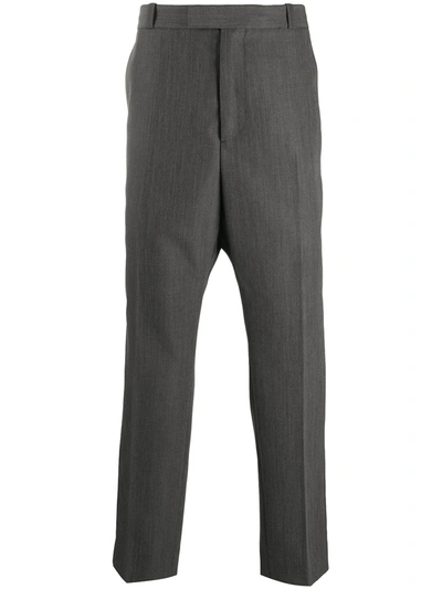Oamc Idol Straight-leg Wool Trousers In Grey