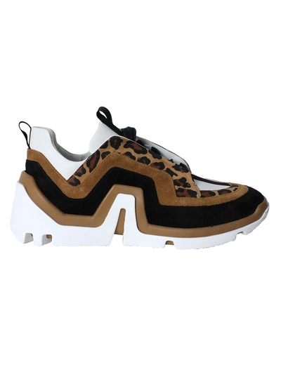 Pierre Hardy Vibe Paneled Sneakers In Brown