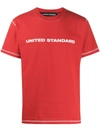 United Standard Crew Neck Printed Logo T-shirt In Red