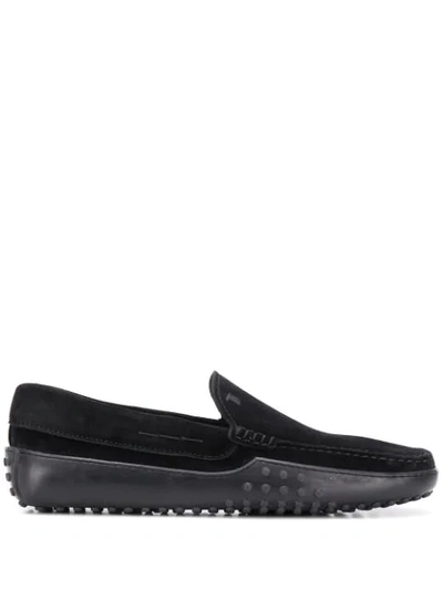 Tod's Gommino Driving Shoes In Black