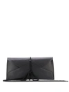 Ann Demeulemeester Envelope Clutch Bag In Black