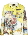 Daily Paper X Van Gogh Museum Paint Effect Jacket In Blue
