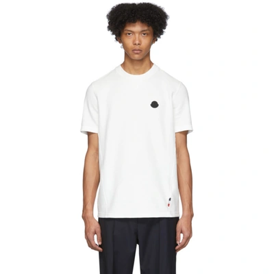 Moncler Short Sleeves T-shirt In Natural