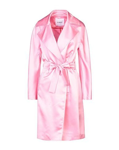 Ainea Overcoats In Pink