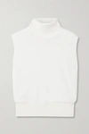 The Row Chano Merino Wool And Cashmere-blend Turtleneck Sweater In White