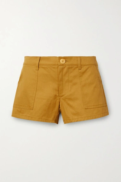 Paradised Kelly Cotton-twill Shorts In Tan