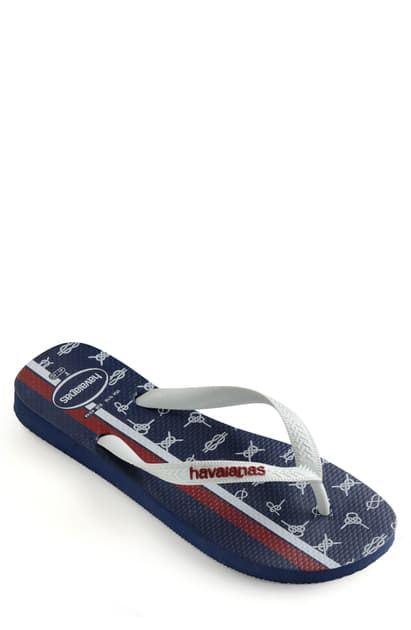 havaianas nautical blue