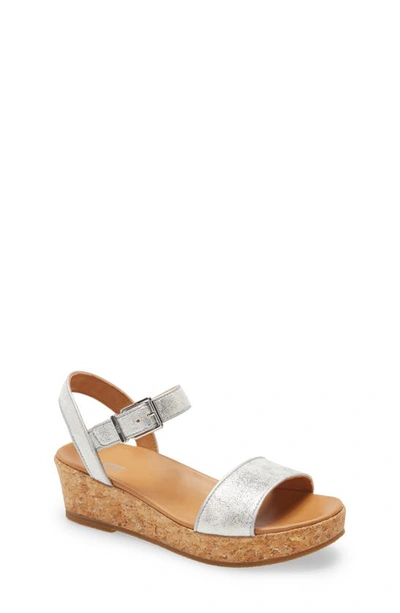 Ugg Kids' (r) Milley Wedge Sandal In Silver