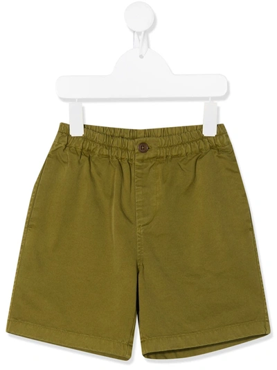 Caramel Kids' Barbican Fitted Shorts In Green