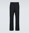 Thom Browne Super 120s Wool Twill Pants In Blue
