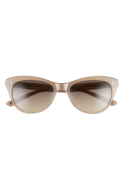 Salt Hillier 55mm Polarized Cat Eye Sunglasses In Taupe