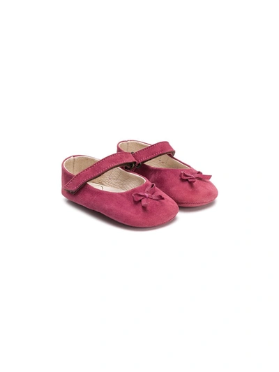 Pèpè Babies' Bow Detailed Ballerina Shoes In Purple