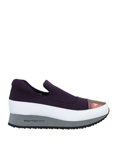 Fornarina Sneakers In Dark Purple