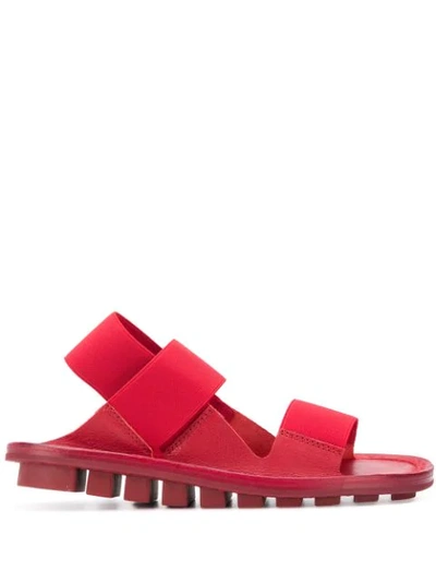 Trippen Anna Open Toe Sandals In Red