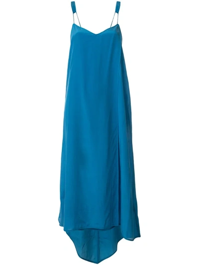 Taylor Inflection Shift Dress In Blue