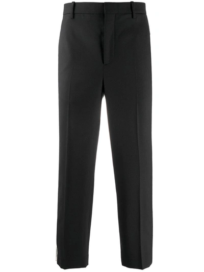 Neil Barrett Side-stripe Tailored Trousers In Black