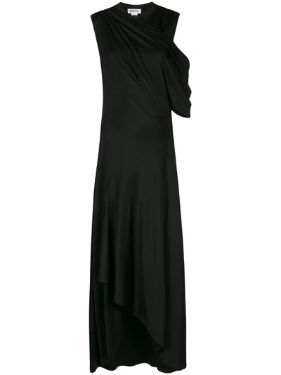 Monse Black Asymmetric Stretch-jersey Gown