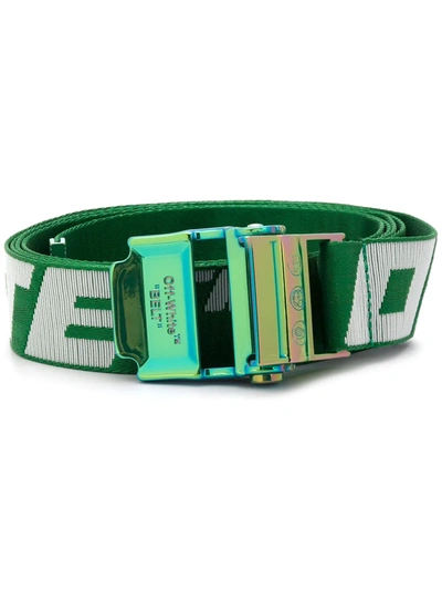 Off-white 2.0 Industrial Buckle Belt In Green