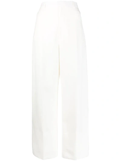 Jacquemus Le Pantalon Santon Cropped Trousers In White
