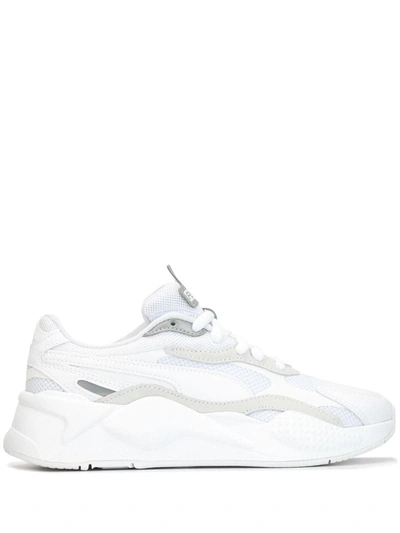 Puma Rs-x³ Puzzle White Mesh Sneakers