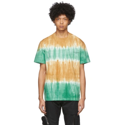 Wooyoungmi Tie-dyed Cotton T-shirt In 733o Orange