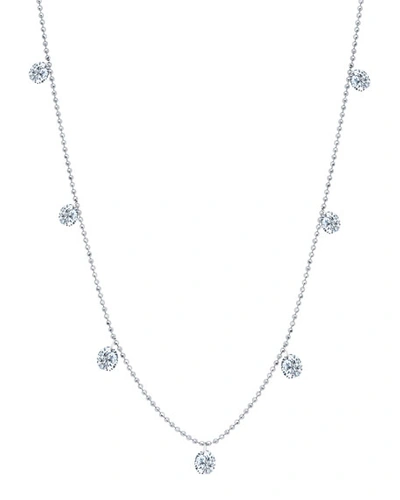 Graziela Gems Women's Floating Diamond 18k White Gold & 1.03 Tcw Diamond Necklace In Silver