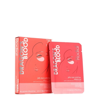 Rodial Dragon's Blood Jelly Eye Patches (pack Of 4) In White