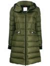 Moncler Betulong Padded Coat In Green