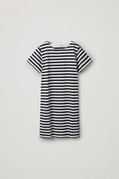 white christmas dresses SHIRT DRESS striped denim main image 0