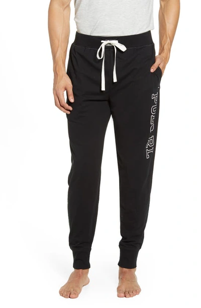 Polo Ralph Lauren Cotton Jersey Logo-print Jogger Pants In Polo Black