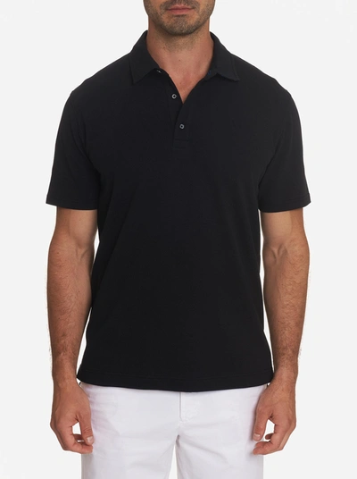 Robert Graham Joyride Classic Fit Polo Shirt In Black