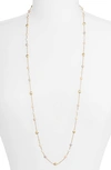 Marco Bicego 18k Yellow Gold Africa Pearl Multicolor Cultured Freshwater Pearl Statement Necklace, 36 In White/gold