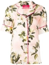 F.r.s For Restless Sleepers Bendis Floral-print Silk-twill Shirt In Pink