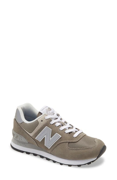 New Balance 574 Sneaker In Grey/ White