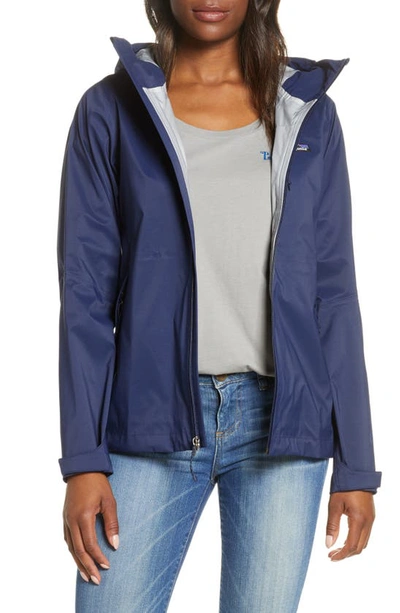 Patagonia Rainshadow Packable Jacket In Classic Navy