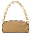 Bottega Veneta The Chain Pouch Leather Shoulder Bag In Neutral