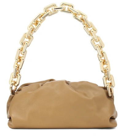 Bottega Veneta The Chain Pouch皮革包袋 In Neutral