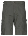 Carhartt Shorts & Bermuda Shorts In Military Green