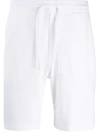 Polo Ralph Lauren Embroidered Logo Shorts In White