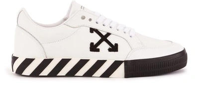 Off-white Low Vulcanised Trainers In White / Black