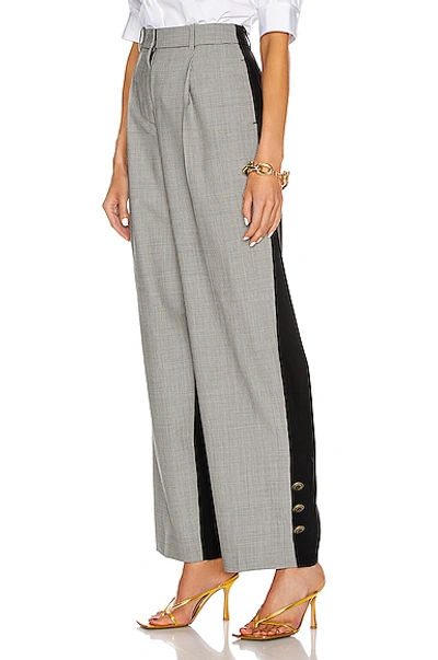 Givenchy Button Bicolor Large Pant In Black & White